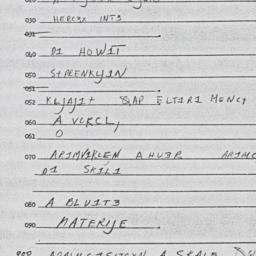 Eastern questionnaire, answ...