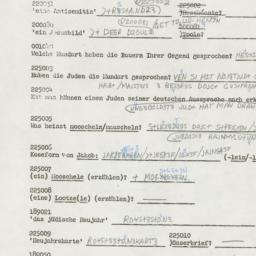 Western questionnaire, answ...