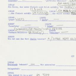 Western questionnaire, answ...