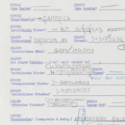 Western questionnaire, answ...