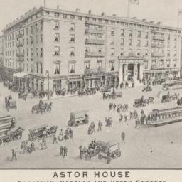 Astor House. Card stock