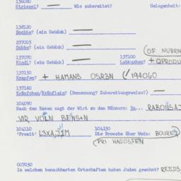 Western questionnaire, answ...