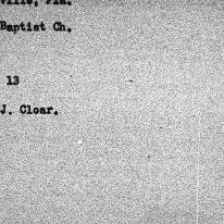 Carnegie Index Cards, Churc...