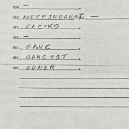 Eastern questionnaire, answ...