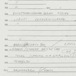 Eastern questionnaire, answ...