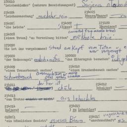 Western questionnaire, answ...