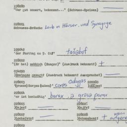Western questionnaire, answ...