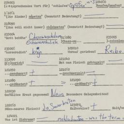Western questionnaire, answ...
