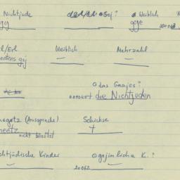 Western questionnaire, answ...