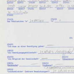 Western questionnaire, answ...