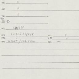 Eastern questionnaire, answ...