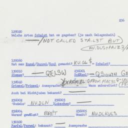 Western questionnaire, answ...