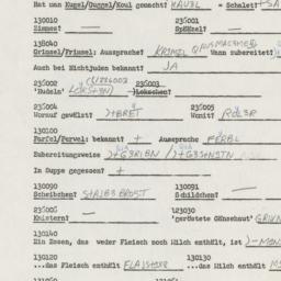 Western questionnaire, answ...