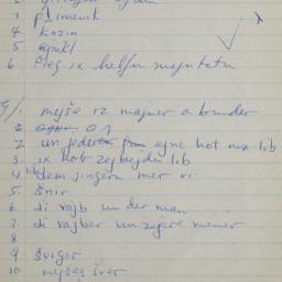 Eastern questionnaire, blue...
