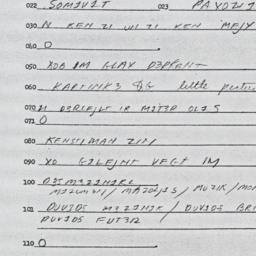 Eastern questionnaire, answ...