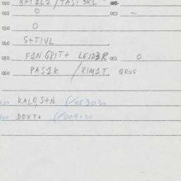 Eastern questionnaire, answ...