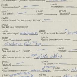 Western questionnaire, answ...