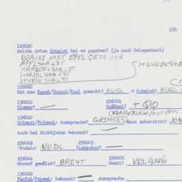 Western questionnaire, answ...