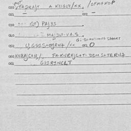 Eastern questionnaire, answ...