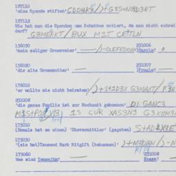 Western questionnaire, answ...