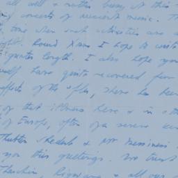 Letter to Tharchin enquirin...