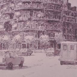 Perspective drawing.