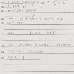 Eastern questionnaire, answ...
