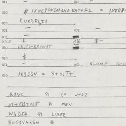 Eastern questionnaire, answ...