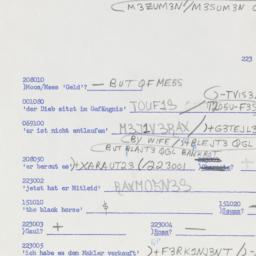 Western questionnaire, answ...