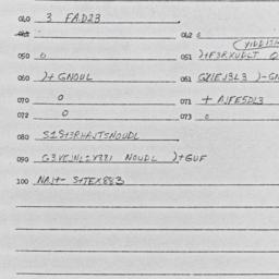 Eastern questionnaire, answ...