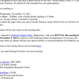 Announcements, 2012-11-14. ...