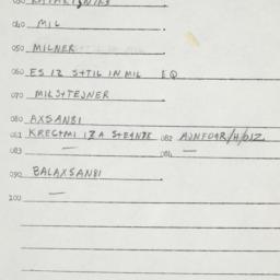 Eastern questionnaire, answ...