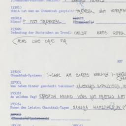 Western questionnaire, answ...