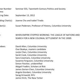 Minutes, 2012-09-13. Twenti...