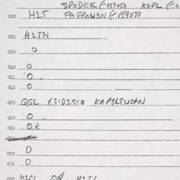 Eastern questionnaire, answ...