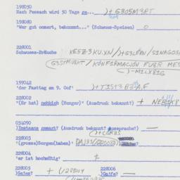 Western questionnaire, answ...