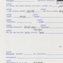 Western questionnaire, answ...