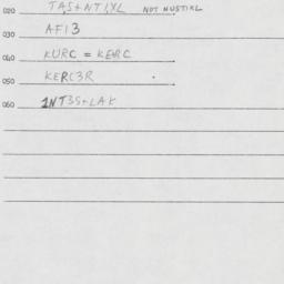 Eastern questionnaire, answ...
