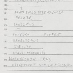 Eastern questionnaire, answ...