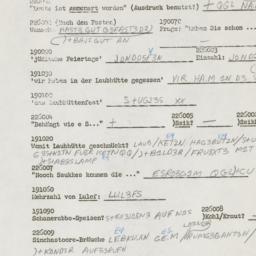 Western questionnaire, answ...