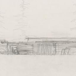 Exterior elevation sketch