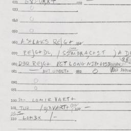 Eastern questionnaire, answ...