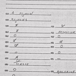 Eastern questionnaire, answ...
