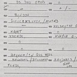 Eastern questionnaire, answ...
