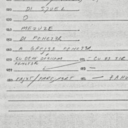 Eastern questionnaire, answ...