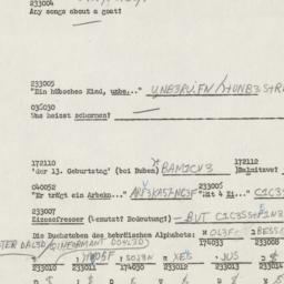 Western questionnaire, answ...