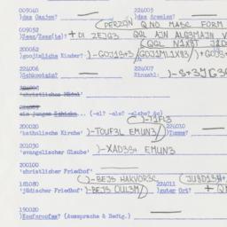 Western questionnaire, answ...