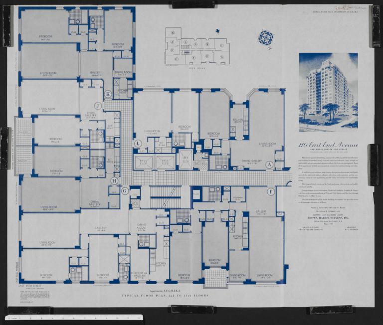 110 East End Avenue, Typical Floor Plan The New York
