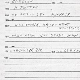 Eastern questionnaire, answ...