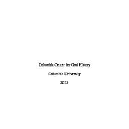 Oral history interview with...